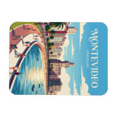 Montevideo Uruguay Magnet (Horizontal)