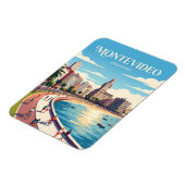 Montevideo Uruguay Magnet (Linke Seite)