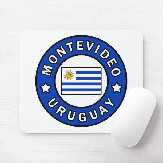 Montevideo Uruguay Mousepad (Mit Mouse)