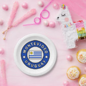 Montevideo Uruguay Pappteller (Party)