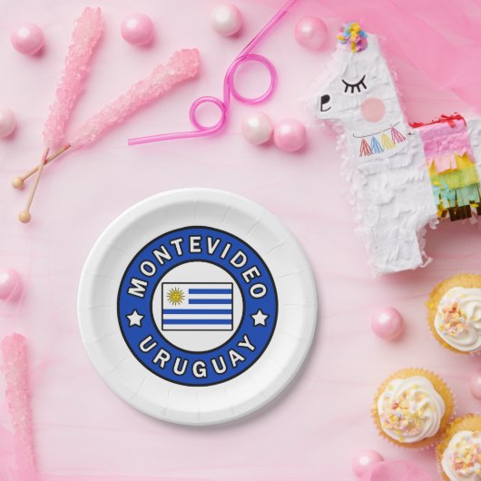 Montevideo Uruguay Pappteller (Party)