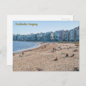 Montevideo, Uruguay, Playa de Los Pocitos Postkarte (Vorne/Hinten)