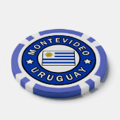 Montevideo Uruguay Pokerchips (Einzeln)