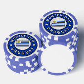 Montevideo Uruguay Pokerchips (Stapel)