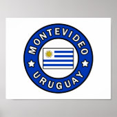 Montevideo Uruguay Poster (Vorne)