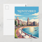 Montevideo Uruguay Postkarte (Vorne/Hinten)