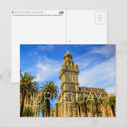 Montevideo, Uruguay Reise-Postkarte Postkarte (Vorne/Hinten)