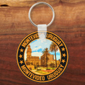 Montevideo Uruguay Schlüsselanhänger (Rückseite)