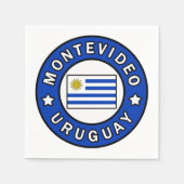 Montevideo Uruguay Serviette (Vorderseite)