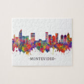 Montevideo Uruguay Skyline Puzzle (Horizontal)