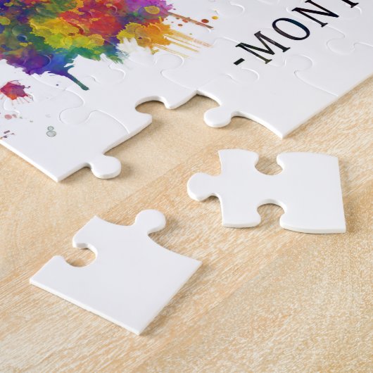 Montevideo Uruguay Skyline Puzzle (Seite)