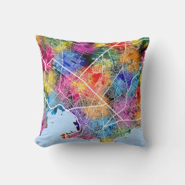 Montevideo Uruguay Stadtplan Kissen