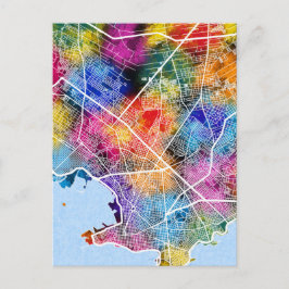 Montevideo Uruguay Stadtplan Postkarte