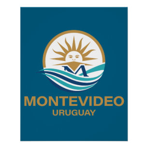 Montevideo Uruguay Südamerika Poster