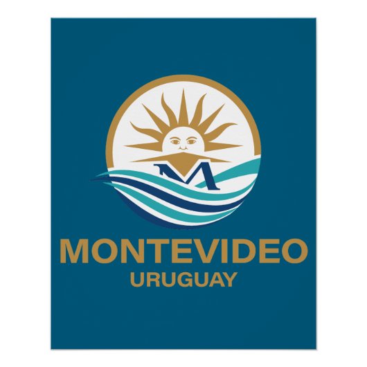 Montevideo Uruguay Südamerika Poster (Vorderseite)