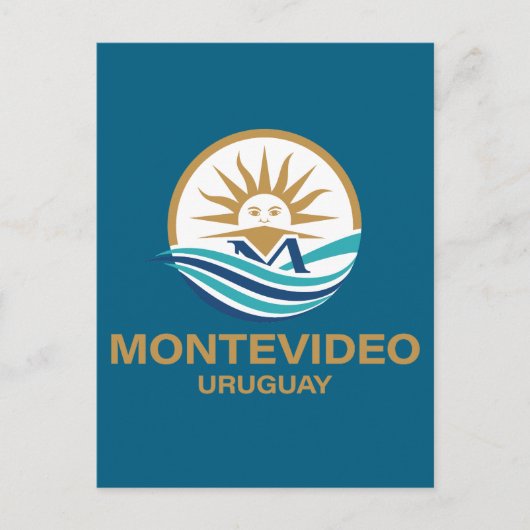 Montevideo Uruguay Südamerika Postkarte (Vorderseite)