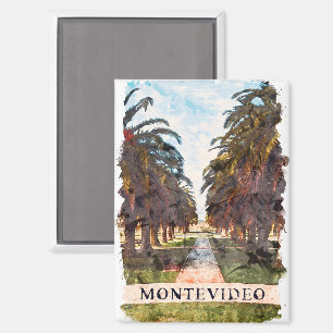 Montevideo Uruguay Südamerika Reisen Magnet