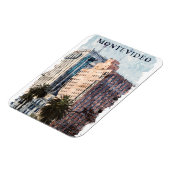 Montevideo Uruguay Vintage Travel Magnet (Linke Seite)