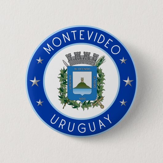 Montevideo-Wappen Button (Vorderseite)