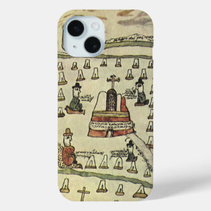 Montezuas Aztekenreich, Antike Weltkarte, 1577 Case-Mate iPhone Hülle