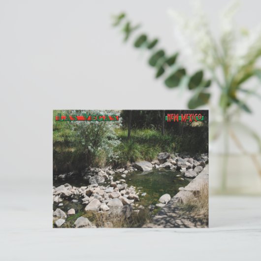 Montezuma Hot Springs Postkarte (Stehend Vorderseite)