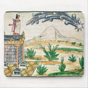 Montezuma II einen Kometen, 1579 aufpassend Mousepad