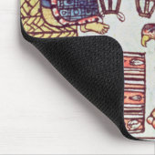 Montezuma II empfangende Tribute Mousepad (Ecke)