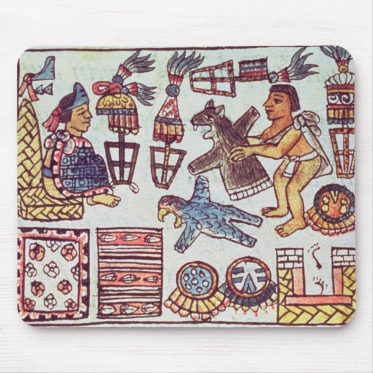Montezuma II empfangende Tribute Mousepad (Vorne)