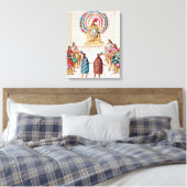 Montezuma II und sein Rat Leinwanddruck (Insitu (Schlafzimmer))