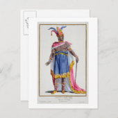 Montezuma, Kaiser von Mexiko (1466-1520) 1780 Postkarte (Vorne/Hinten)
