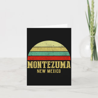 Montezuma New Mexico Vintage Retro Sonnenuntergang Karte