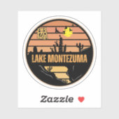 Montezuma-See, Arizona Aufkleber (Blatt)