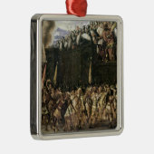 Montezuma Silbernes Ornament (Rechts)