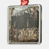 Montezuma Silbernes Ornament (Links)