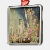 Montezuma Silbernes Ornament (Links)