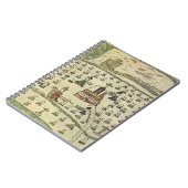 Montezumas Aztekenreich, Antique World Map, 1577 Notizblock (Linke Seite)