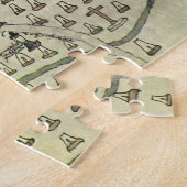 Montezumas Aztekenreich, Antique World Map, 1577 Puzzle (Seite)