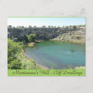 Montezuma's Well Cliff Dwellings Arizona Post Card Postkarte