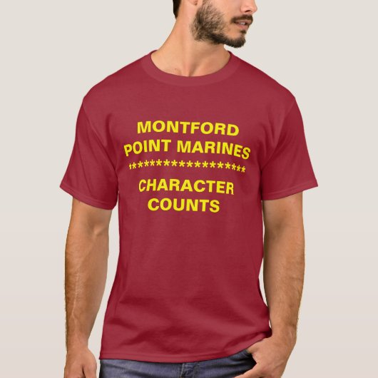 MONTFORD PUNKT-MARINESOLDATEN CHARACT… T-Shirt (Vorderseite)