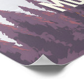 Montgenevre Frankreich Skigebiet Poster (Ecke)