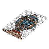 Montgolfier Aerostatique Heißluftballon Magnet (Linke Seite)