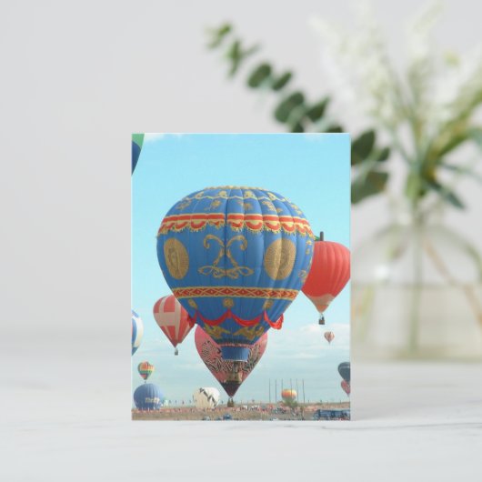 Montgolfier Postkarte (Stehend Vorderseite)