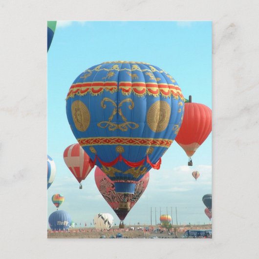 Montgolfier Postkarte (Vorderseite)