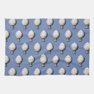Montgolfier Vintage-Heißluftballon-Muster Handtuch