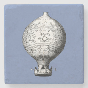 Montgolfier Vintage-Heißluftballon Steinuntersetzer