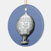 Montgolfier Vintager Heißluftballon Keramikornament (Links)