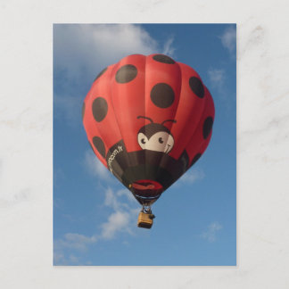 Montgolfiere - Heißluftballon - Coccinelle Postkarte