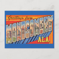 Montgomery AL Retro Gruß