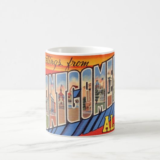 Montgomery AL Retro Mug Kaffeetasse (Mittel)