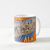 Montgomery AL Retro-Tasse Kaffeetasse (VorderseiteRechts)
